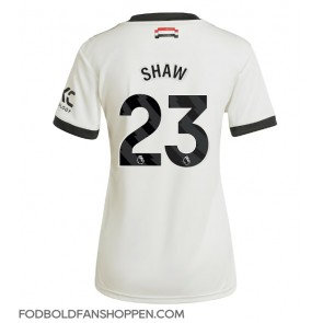 Manchester United Luke Shaw #23 Tredjetrøje Dame 2024-25 Kortærmet